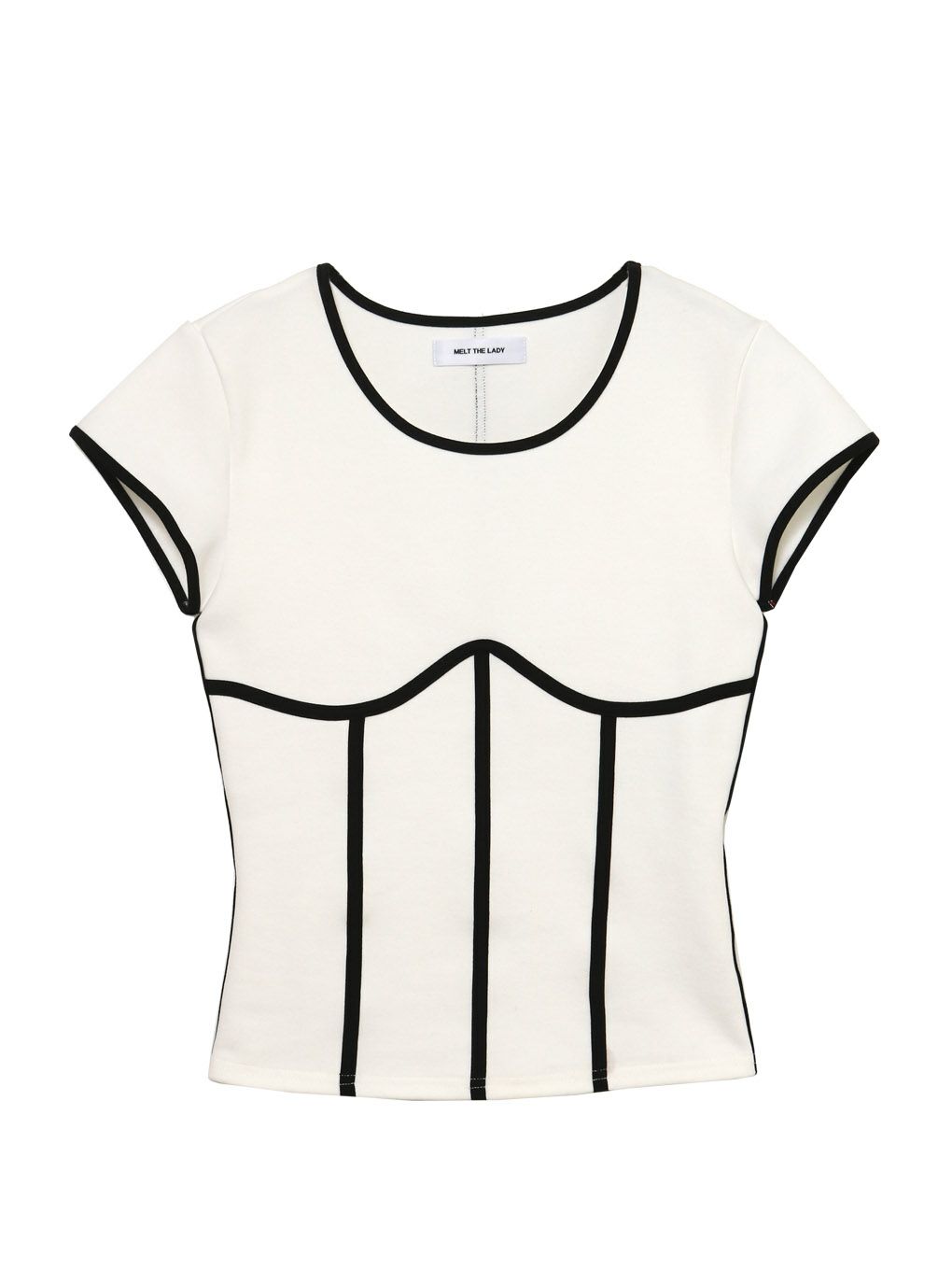 日本価格 melt the lady contrast knot tops | yasnabeauty.com