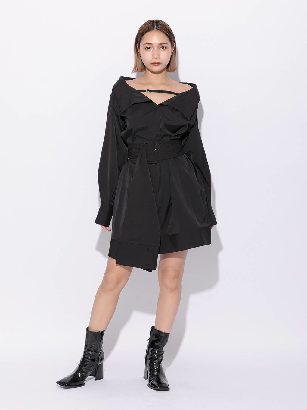 strap shirt mini dress | MELT THE LADY | メルトザレディ公式サイト