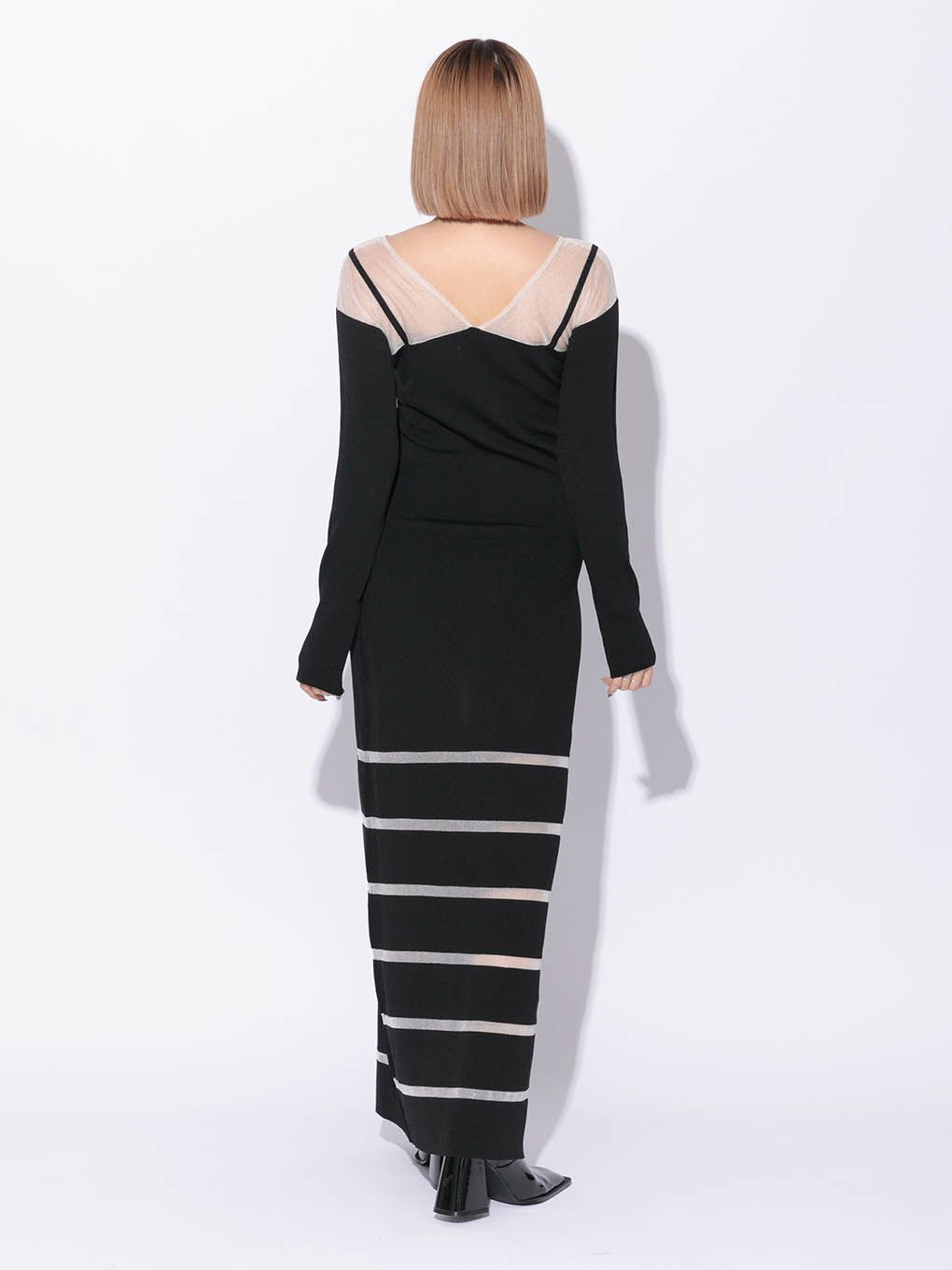 line seethrough dress | MELT THE LADY | メルトザレディ公式サイト