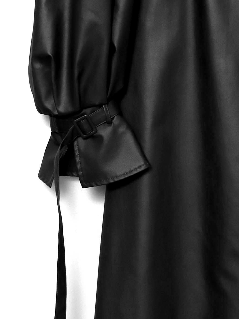 wing collar trench coat