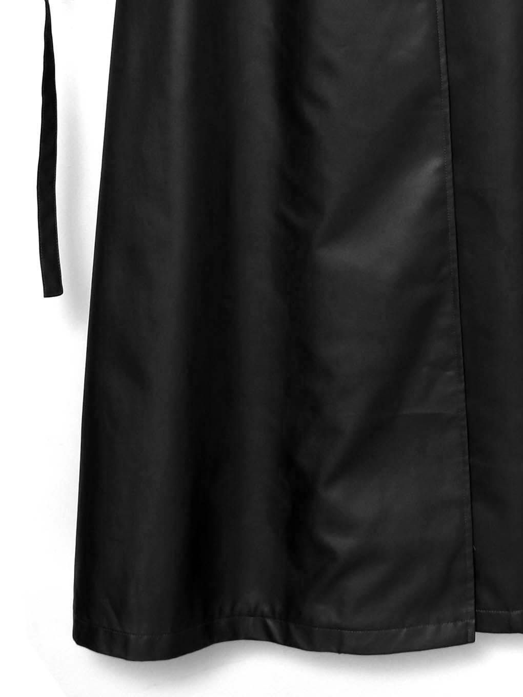 wing collar trench coat