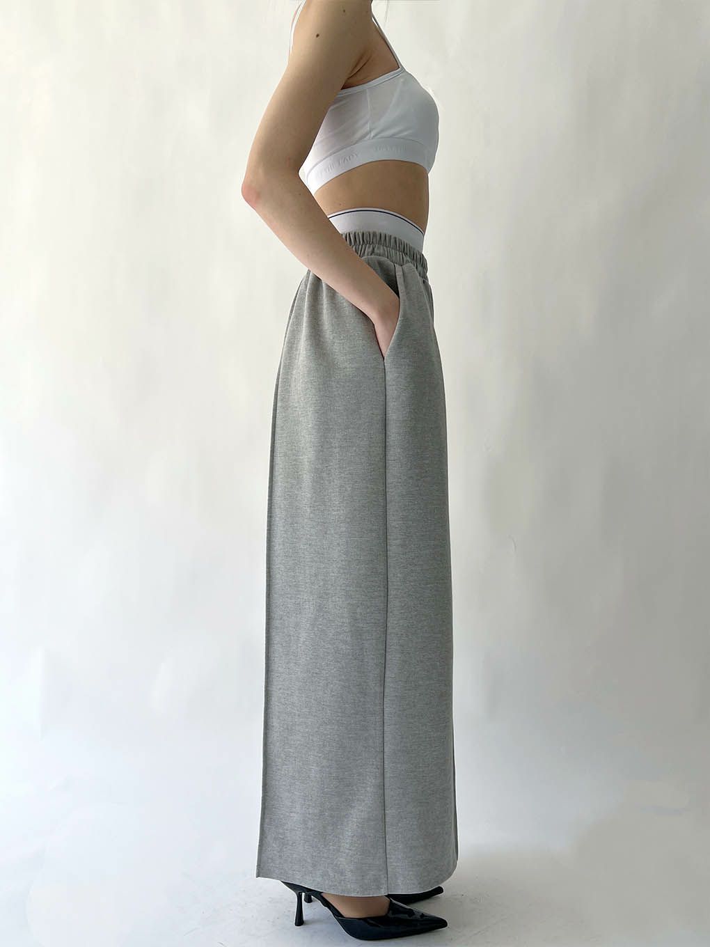 layered relax pants