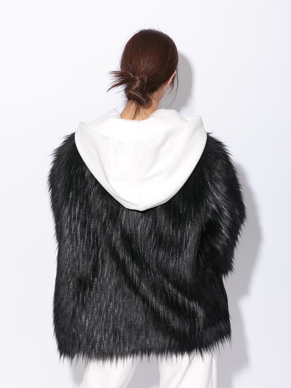 oversize fur jacket