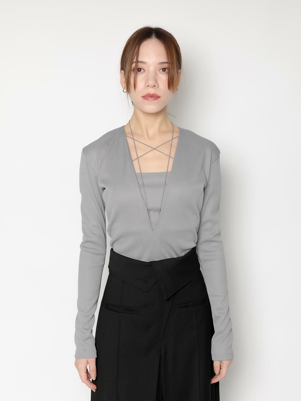 melt the lady cross layered tops
