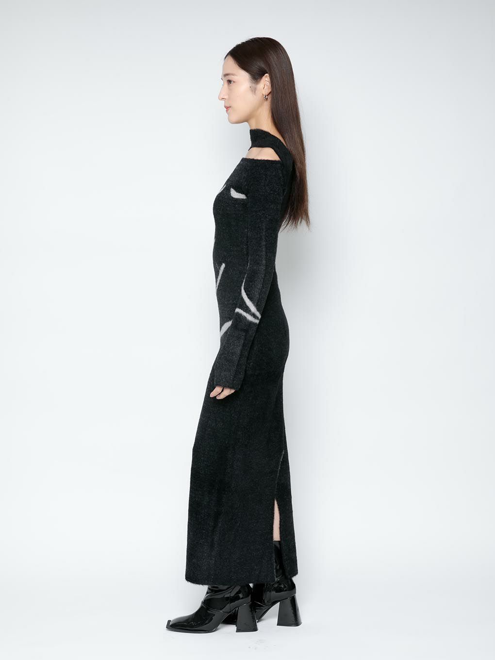 nuance body long dress