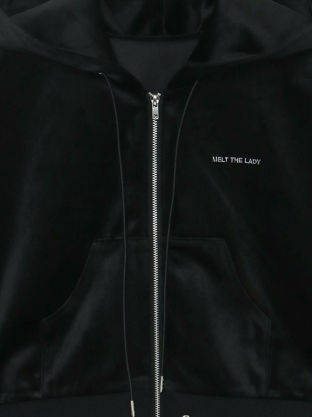 Melt the lady Cropped Hoodie