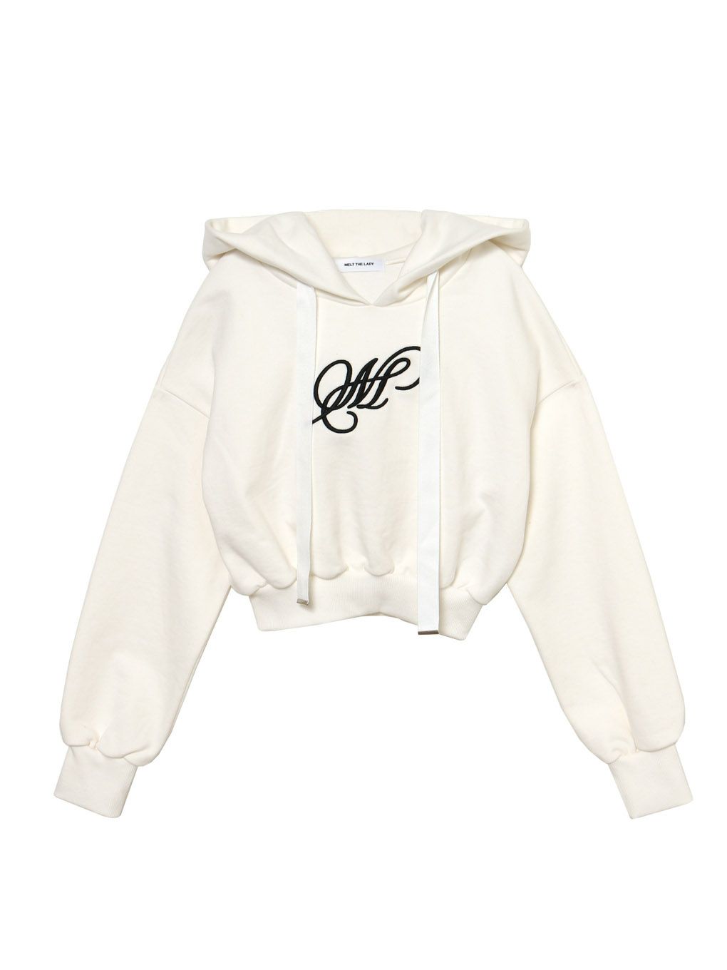 ”M” short hoodie