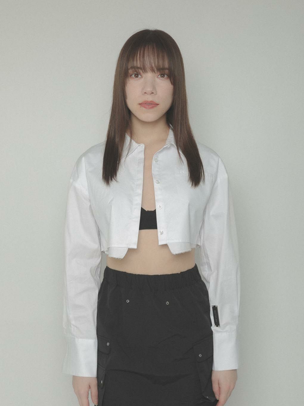 Melt the lady cropped jersey II - トップス