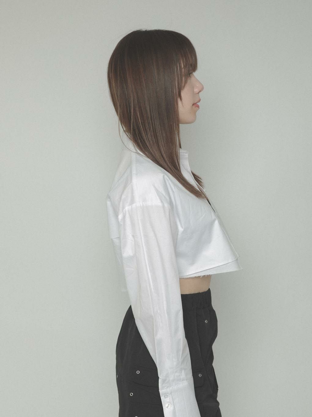 layered cropped shirt | MELT THE LADY | メルトザレディ公式サイト