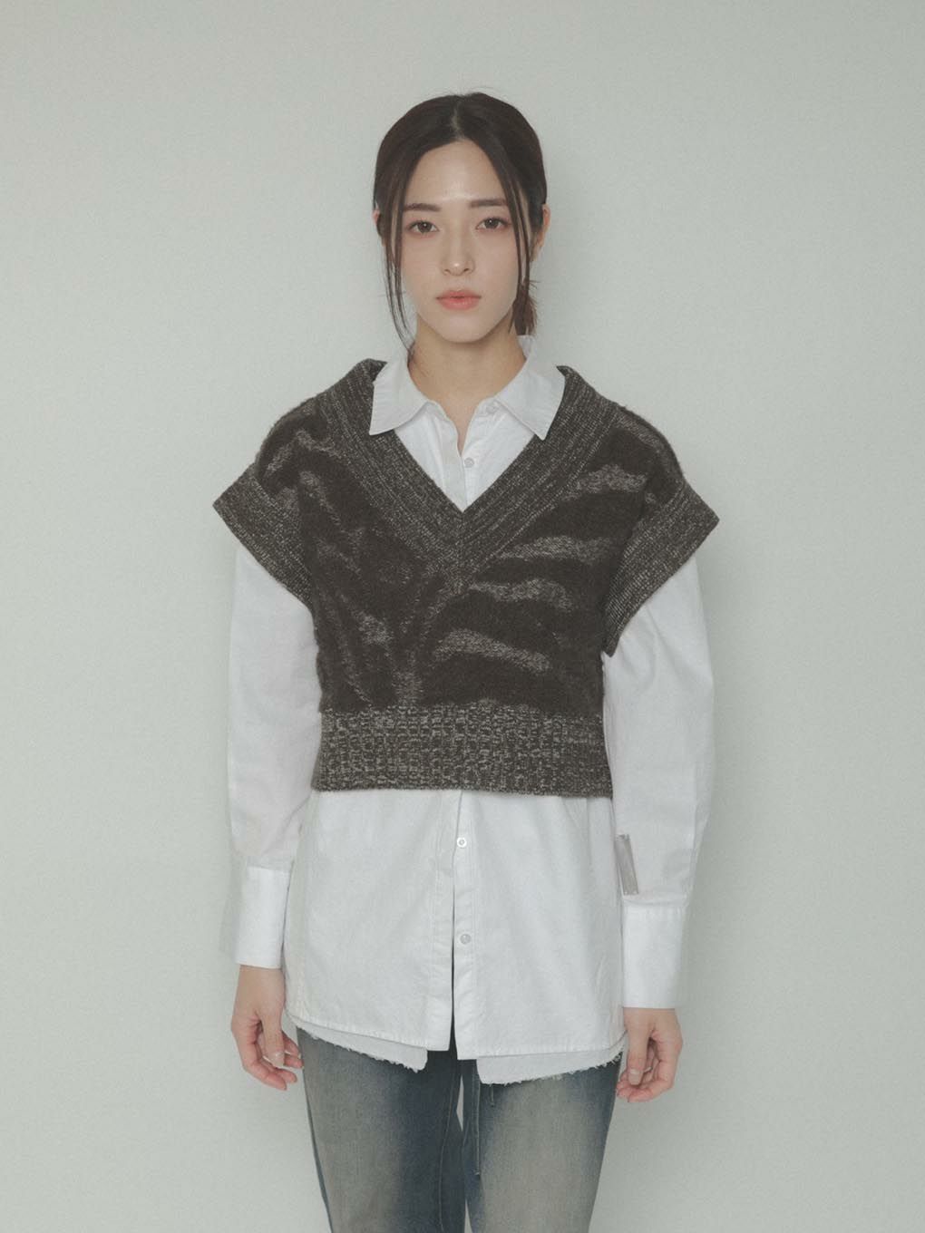 melt the lady knit vest tops ニット ベスト トップ