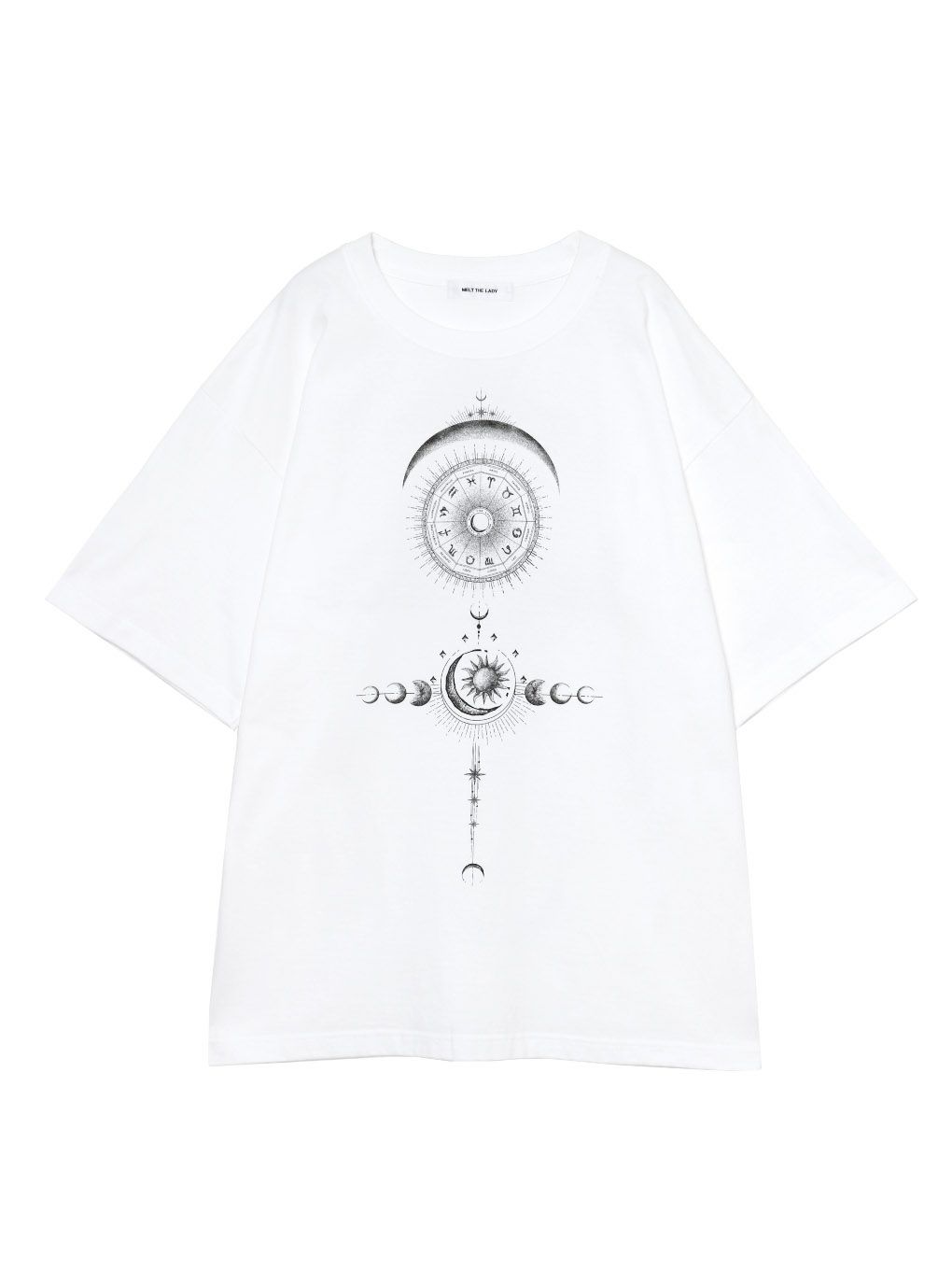 horoscope T-shirt(standard) WH | MELT THE LADY | メルトザレディ 