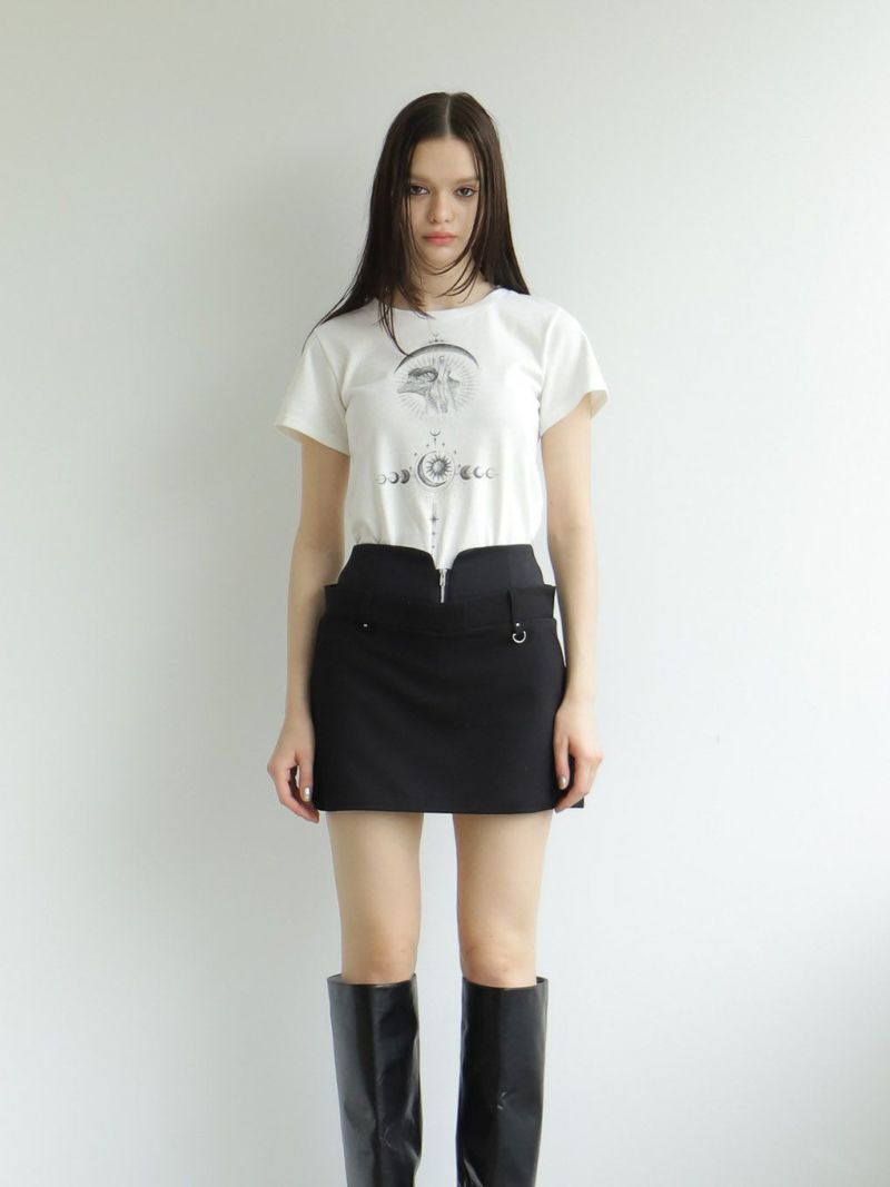 Melt the lady cropped jersey II - トップス