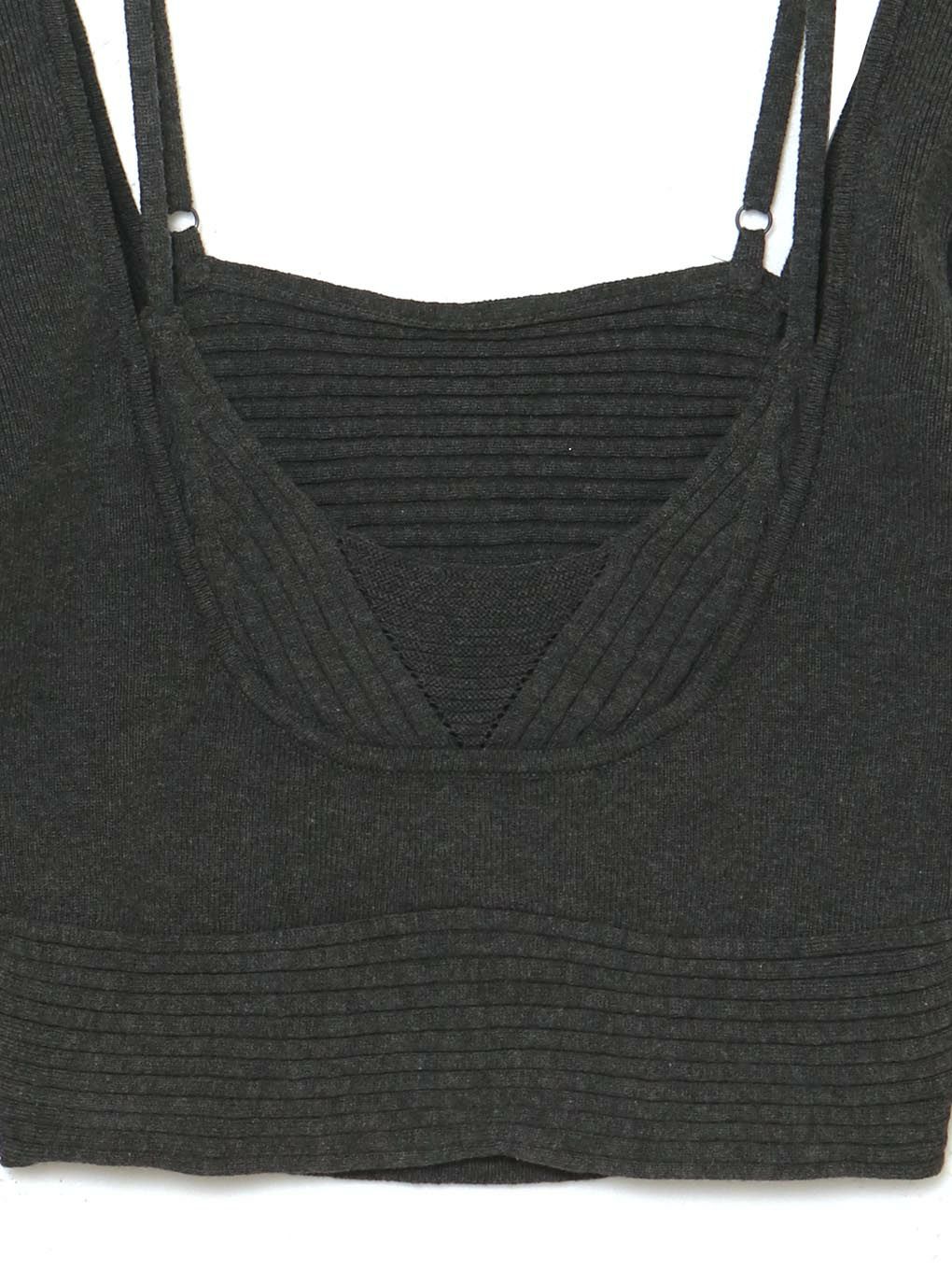 melt the lady bra layered tops black 完売品 売れ筋 - トップス