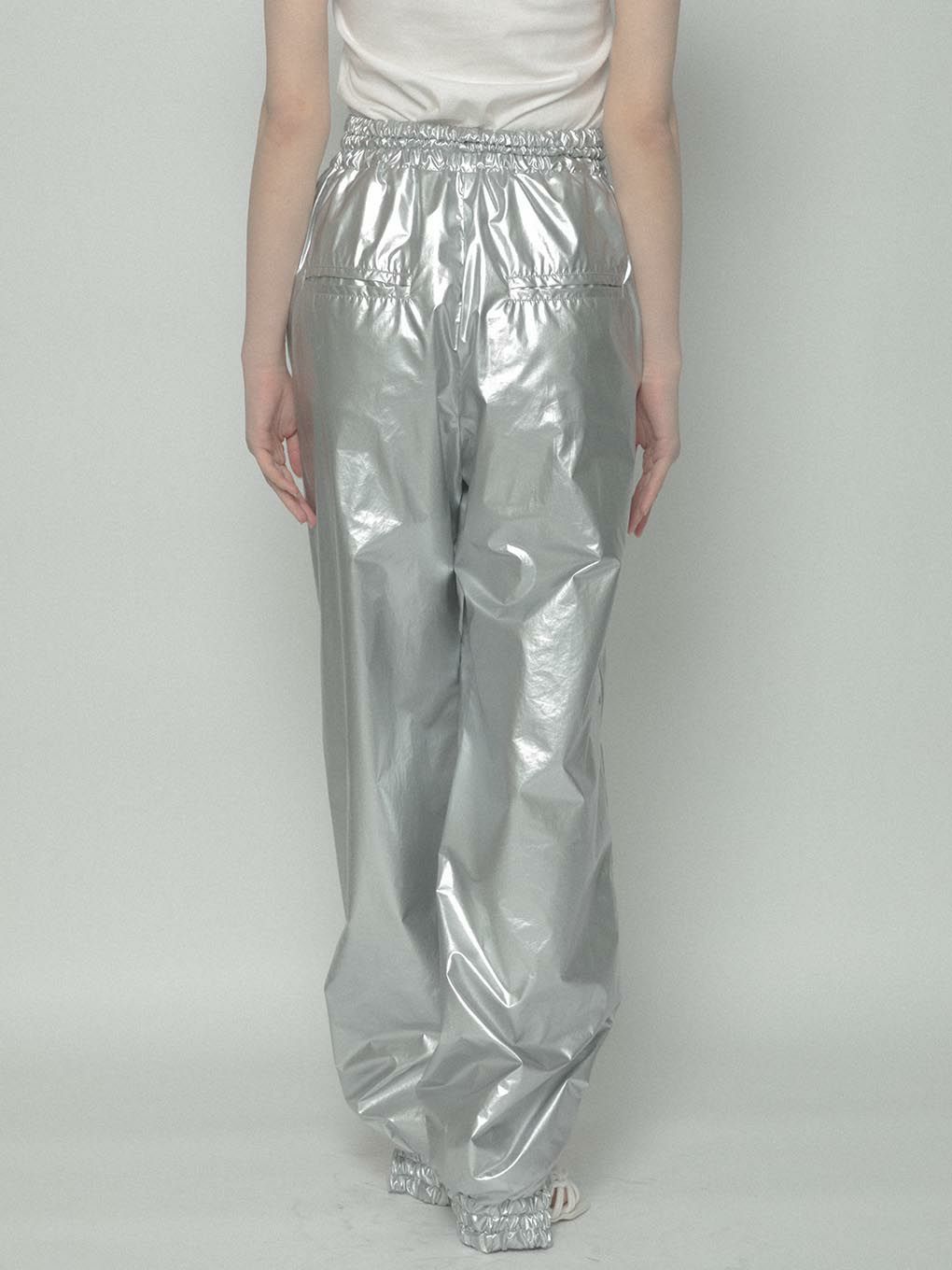 metallic pants