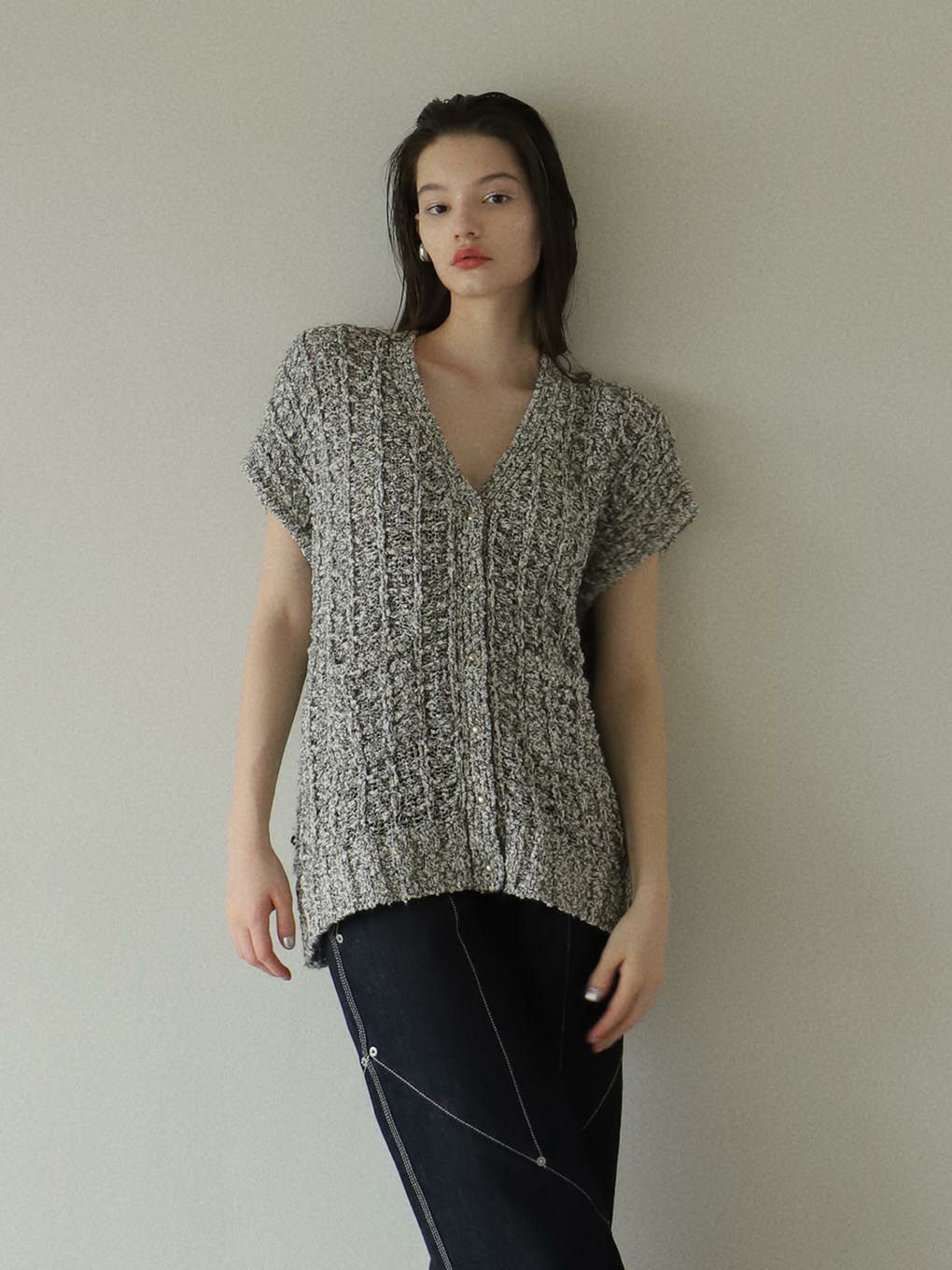 knit over vest(mix) | MELT THE LADY | メルトザレディ公式サイト