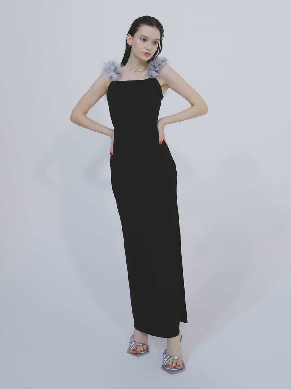 melt the lady chaton long dress | tradexautomotive.com