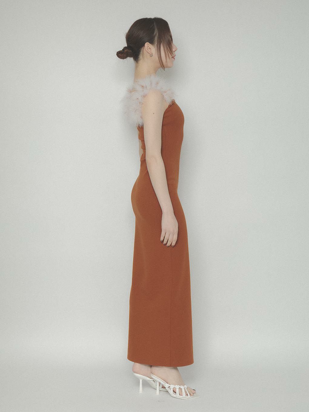 MELT THE LADY chaton long dress【 brown 】 - atlacasaazul.com