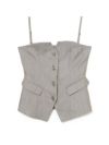 cut out bustier