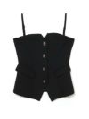 cut out bustier