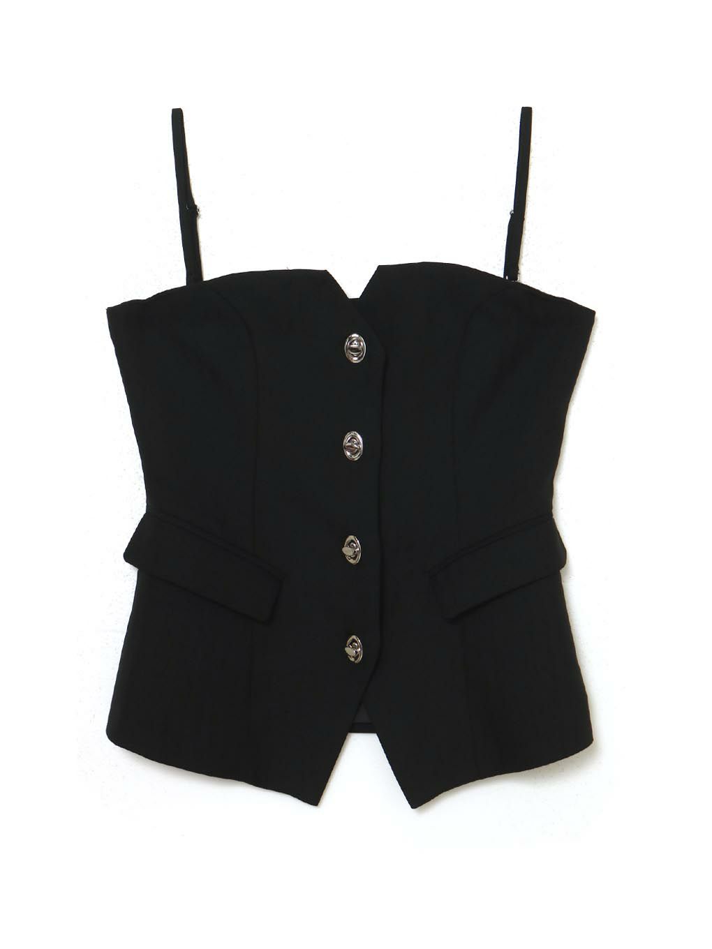MELT THE LADY cut out bustier-