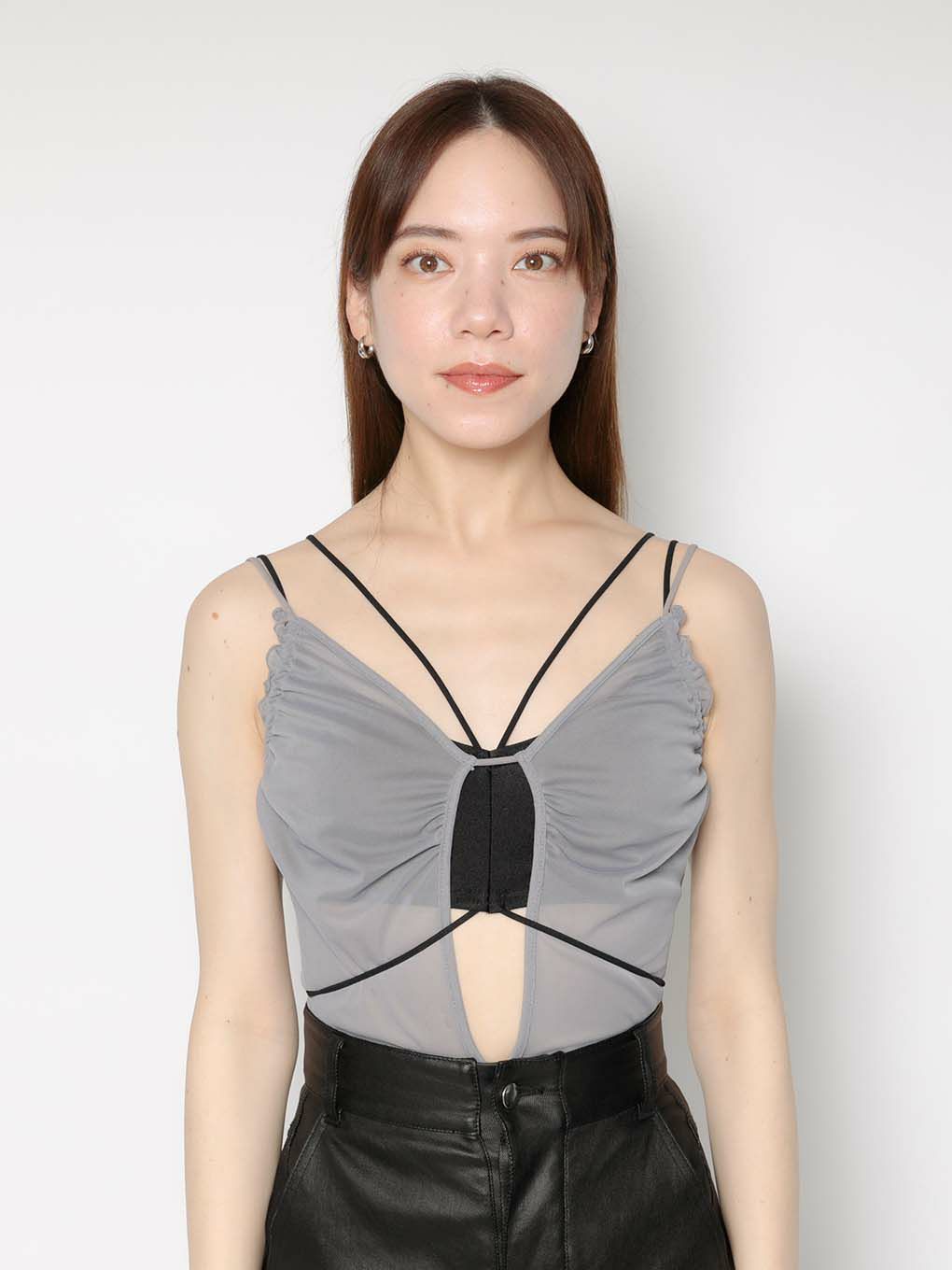 melt the lady sheer cover camisole - キャミソール