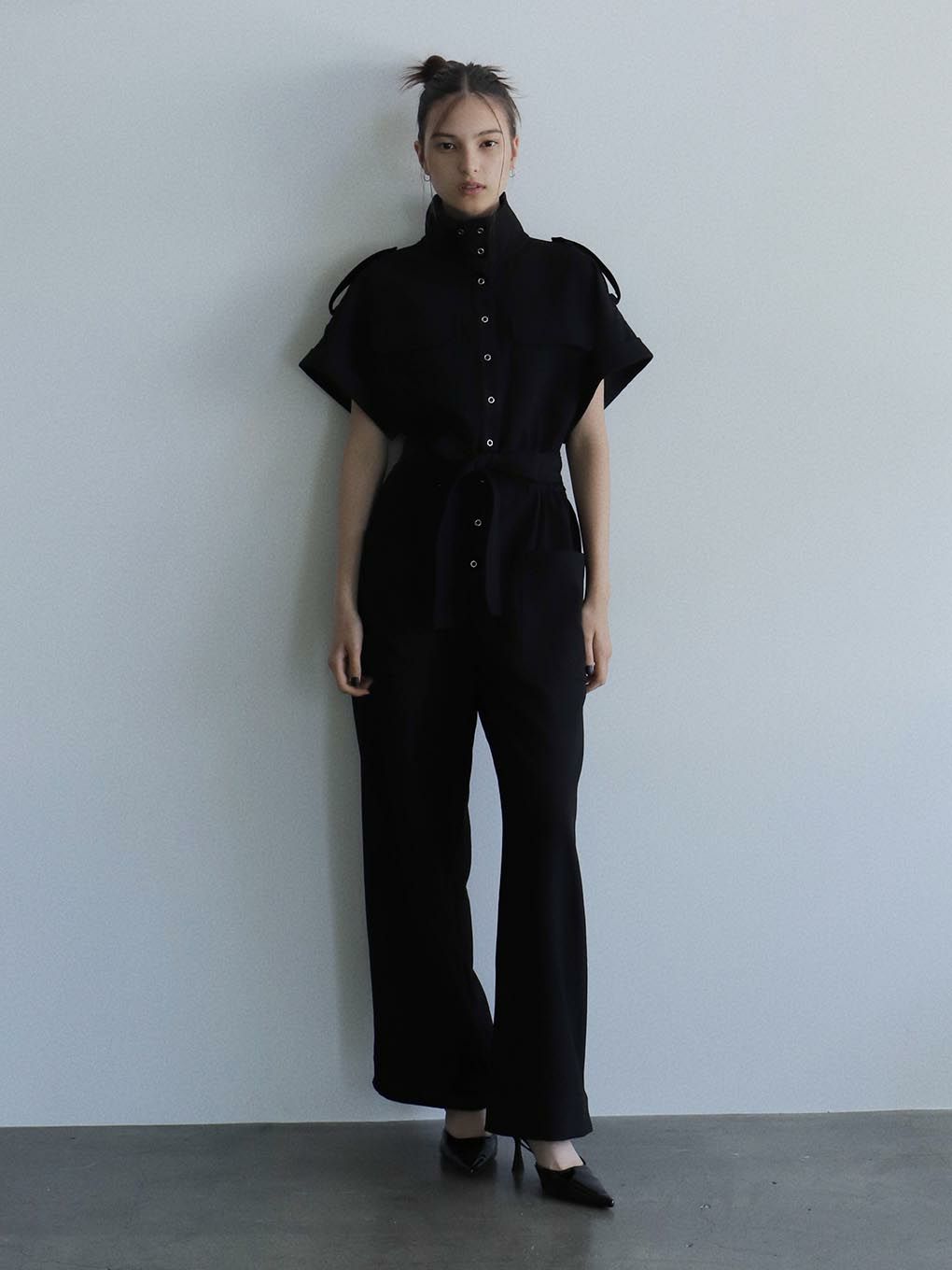 melt the lady stand collar jumpsuit | inodrone.ma