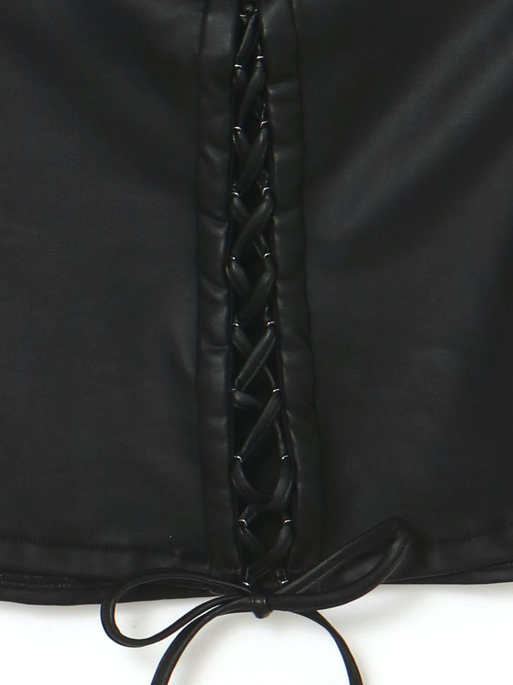 melt the lady lace up corset tops black 一部予約販売中 レディース ...