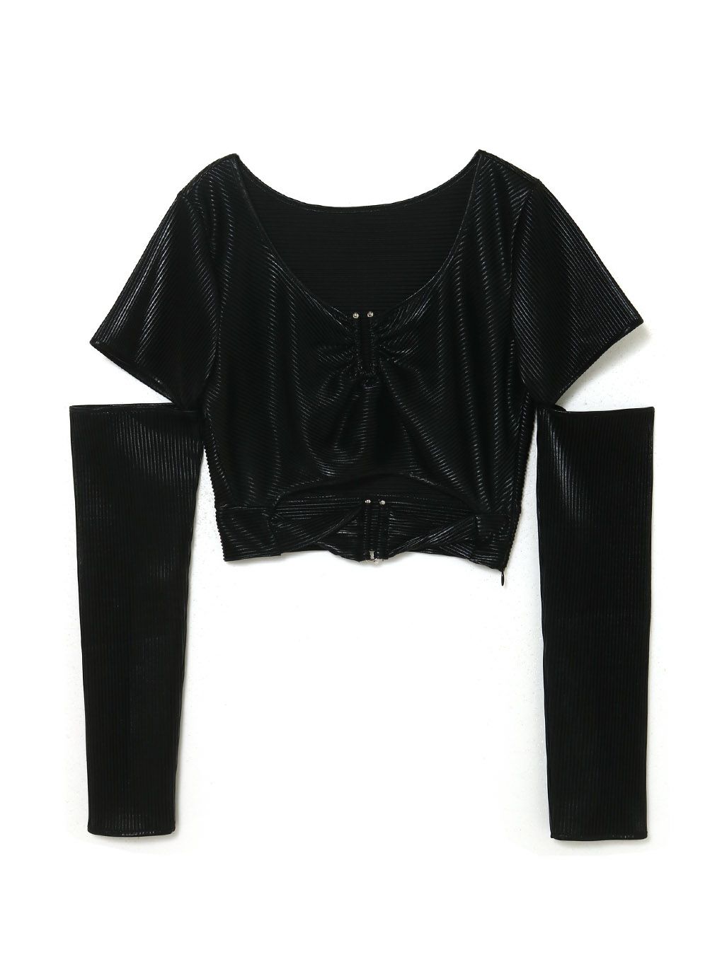 melt the lady twist cropped tops