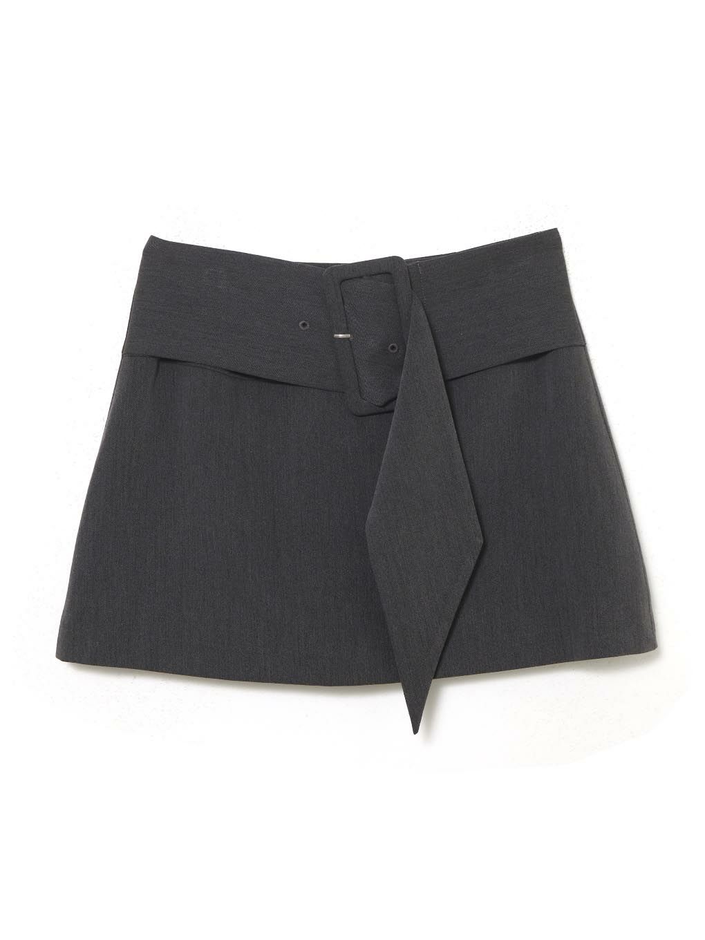 melt the lady wrap mini skirt グレー - スカート