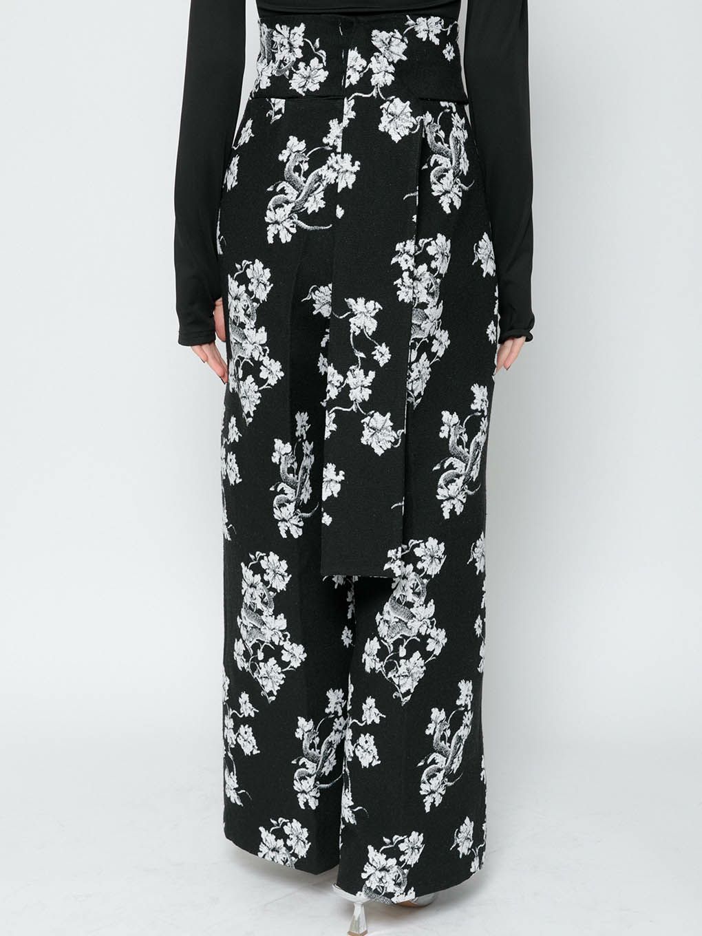 petal snake wide pants