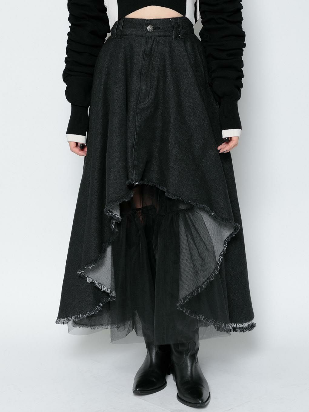6,300円MELT THE LADY Medieval flare skirt