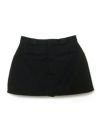 back pleats skirt