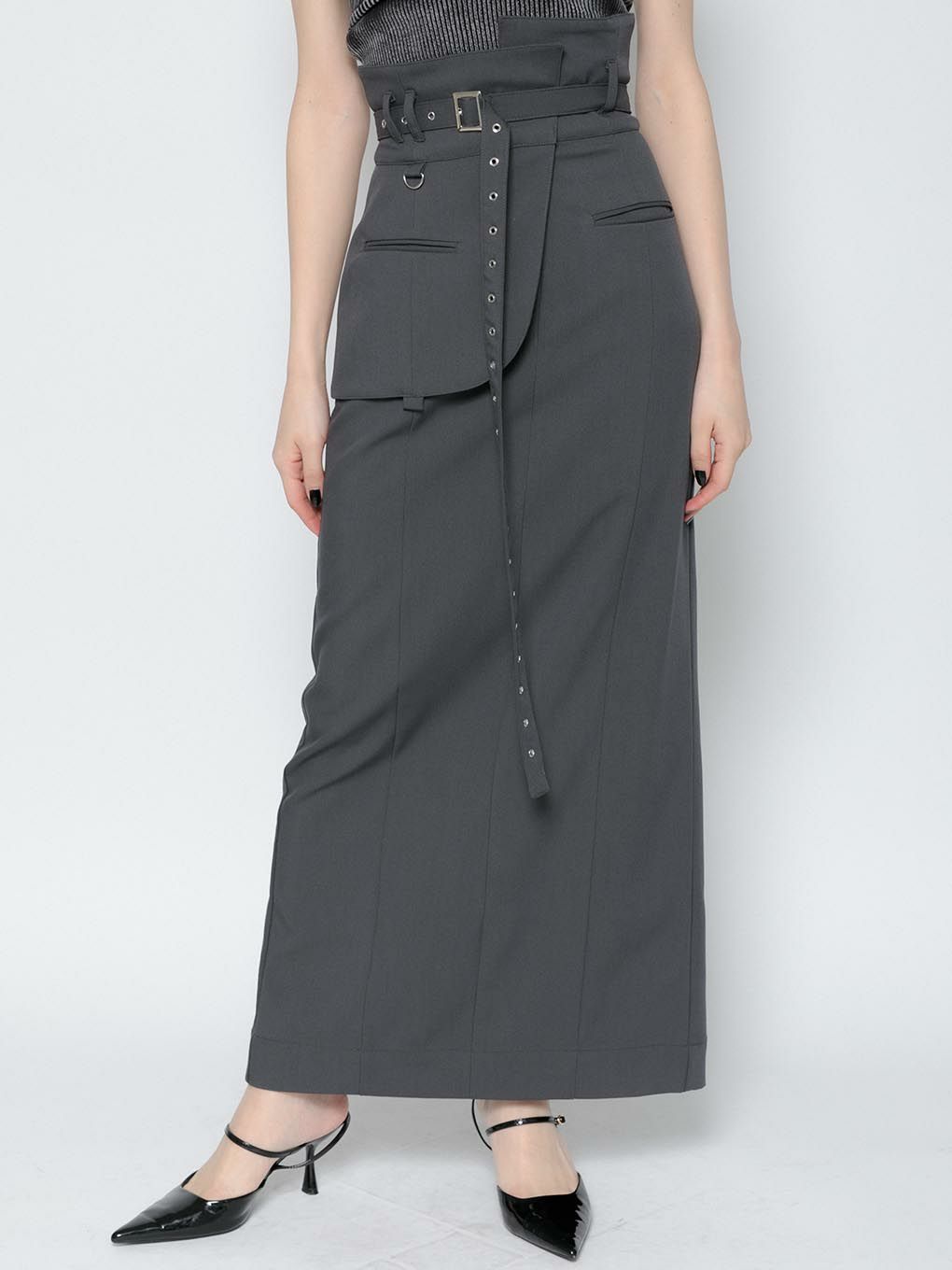 MELT THE LADY] waist belt skirt (S) - その他