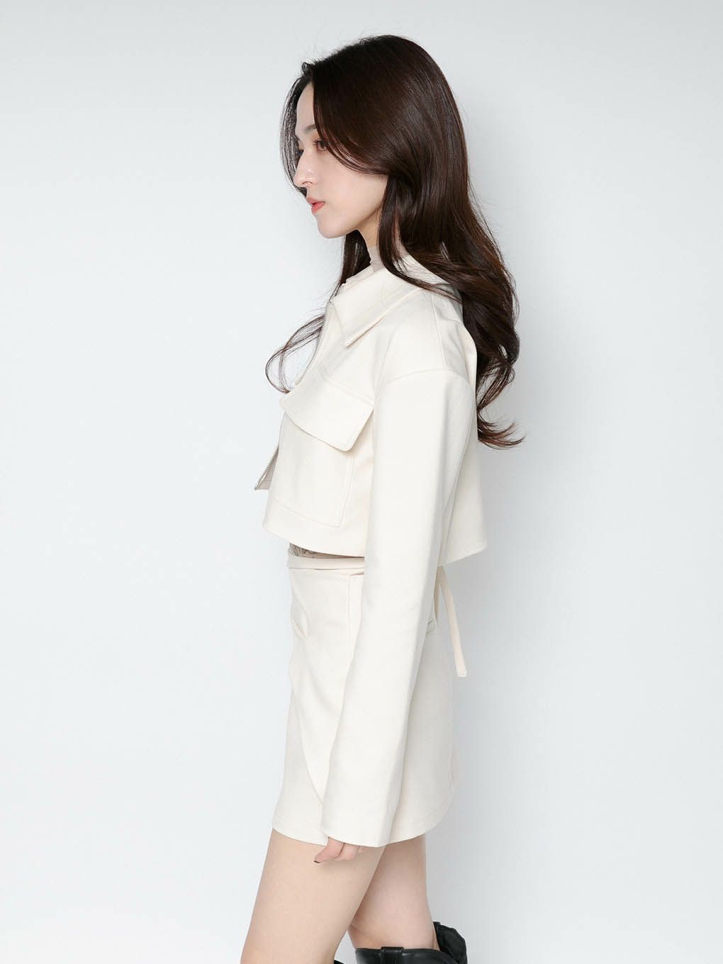 arm slit cropped jacket | MELT THE LADY | メルトザレディ公式サイト