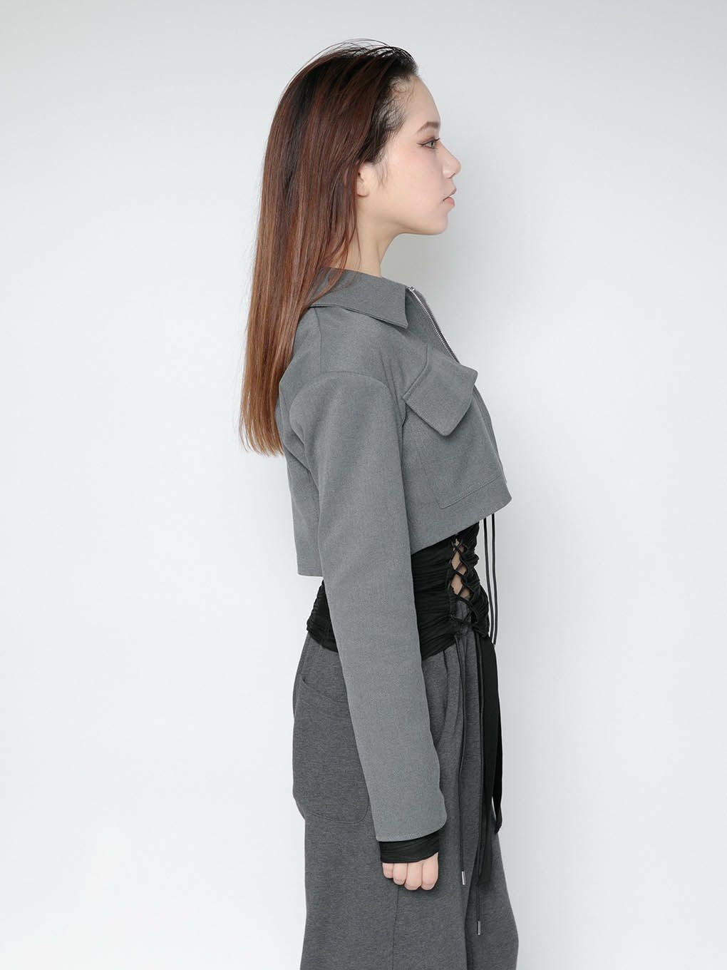 arm slit cropped jacket | MELT THE LADY | メルトザレディ公式サイト