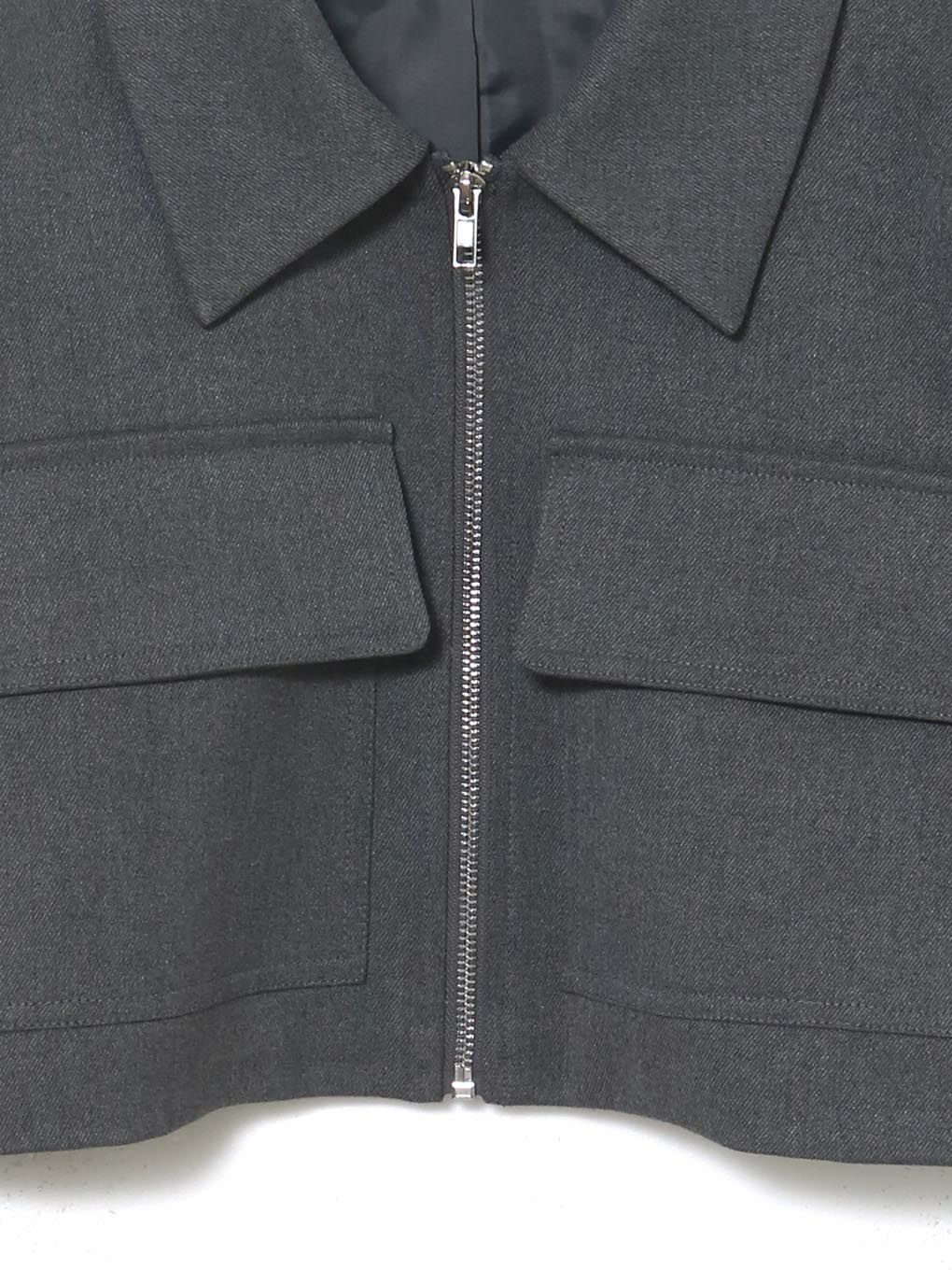 arm slit cropped jacket
