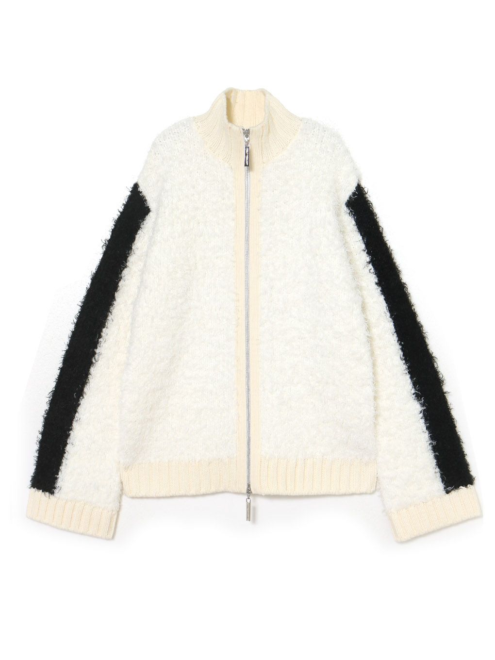 fluffy knit jacket
