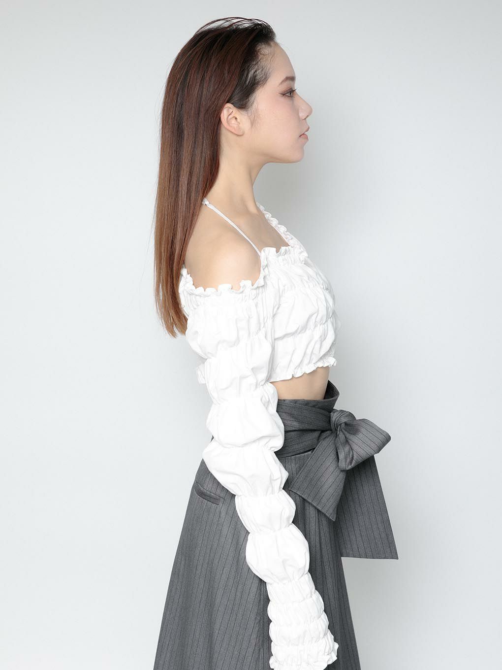 大注目商品 melt the lady cropped bumpy tops | www