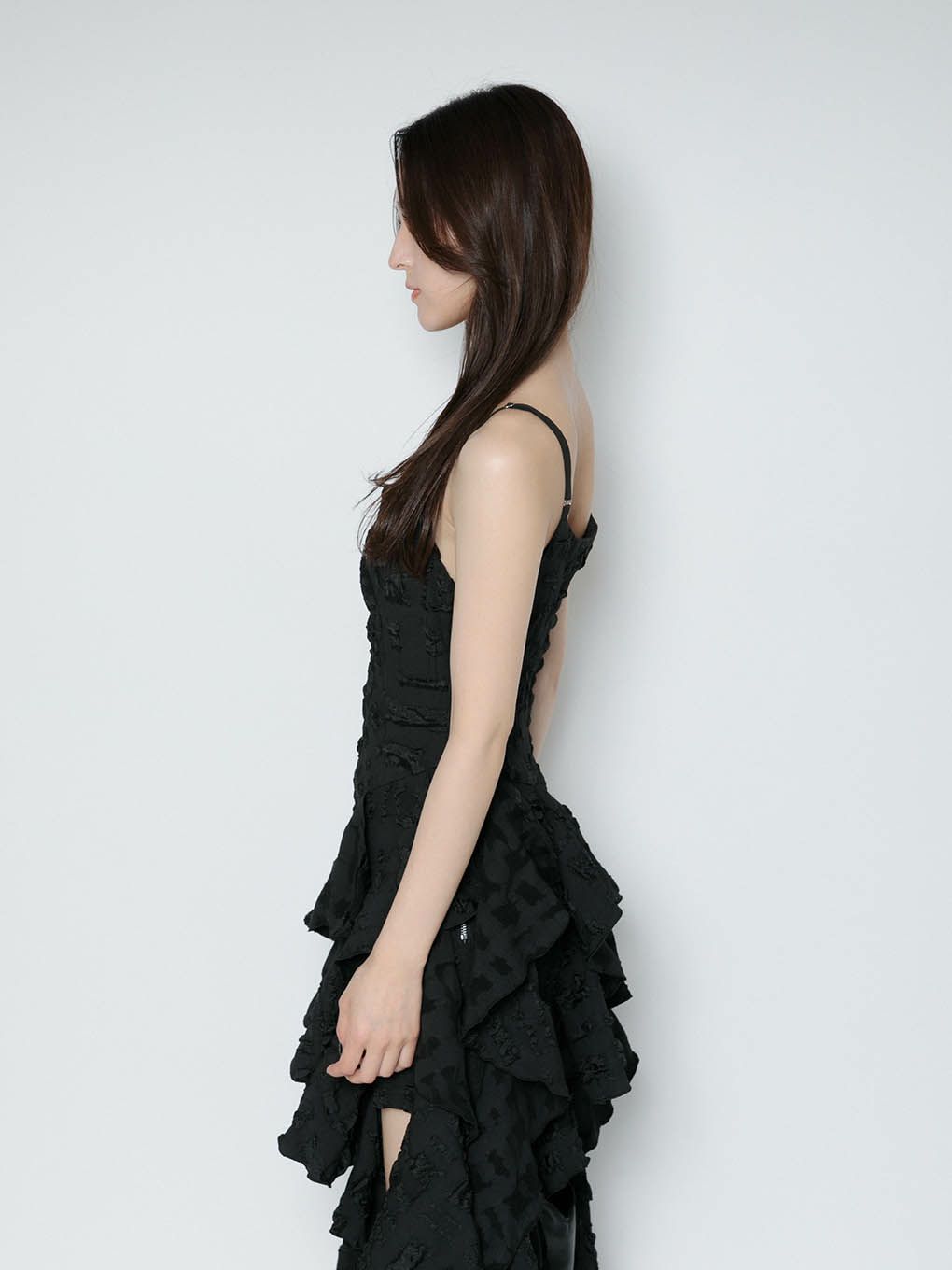 7,789円Melt The Lady fleur camisole dress black