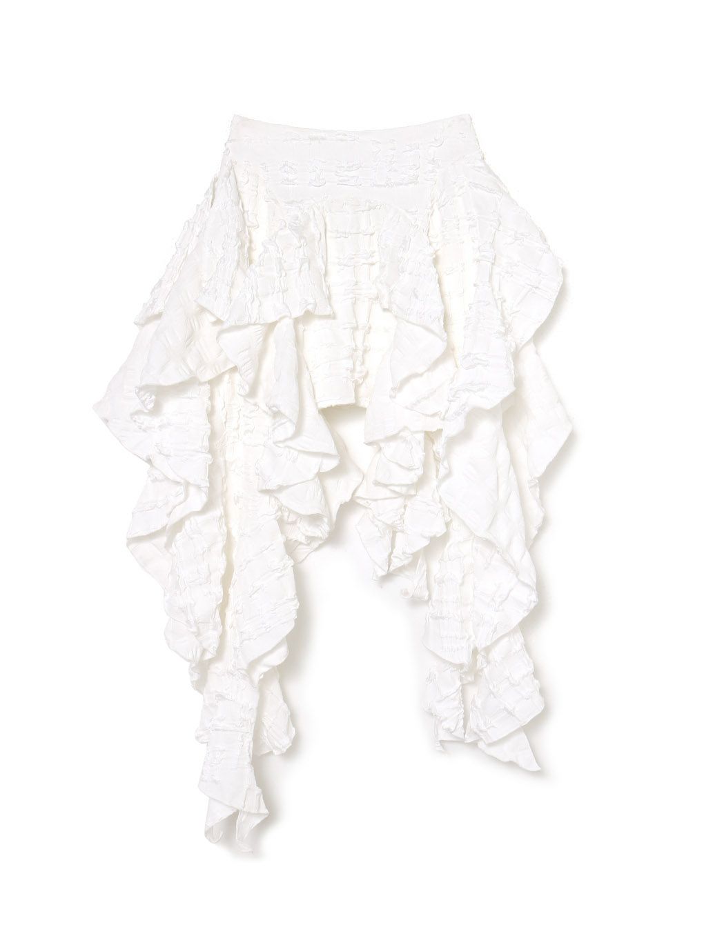 MELT THE LADY fleur mini skirt White31店頭にて購入