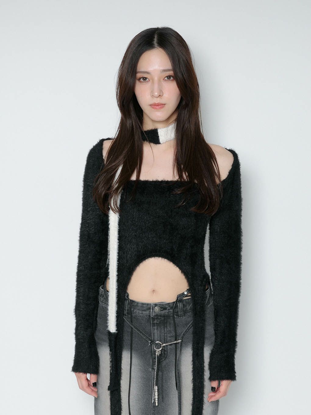 melt the lady garter cropped sweat 新作多数 - トップス