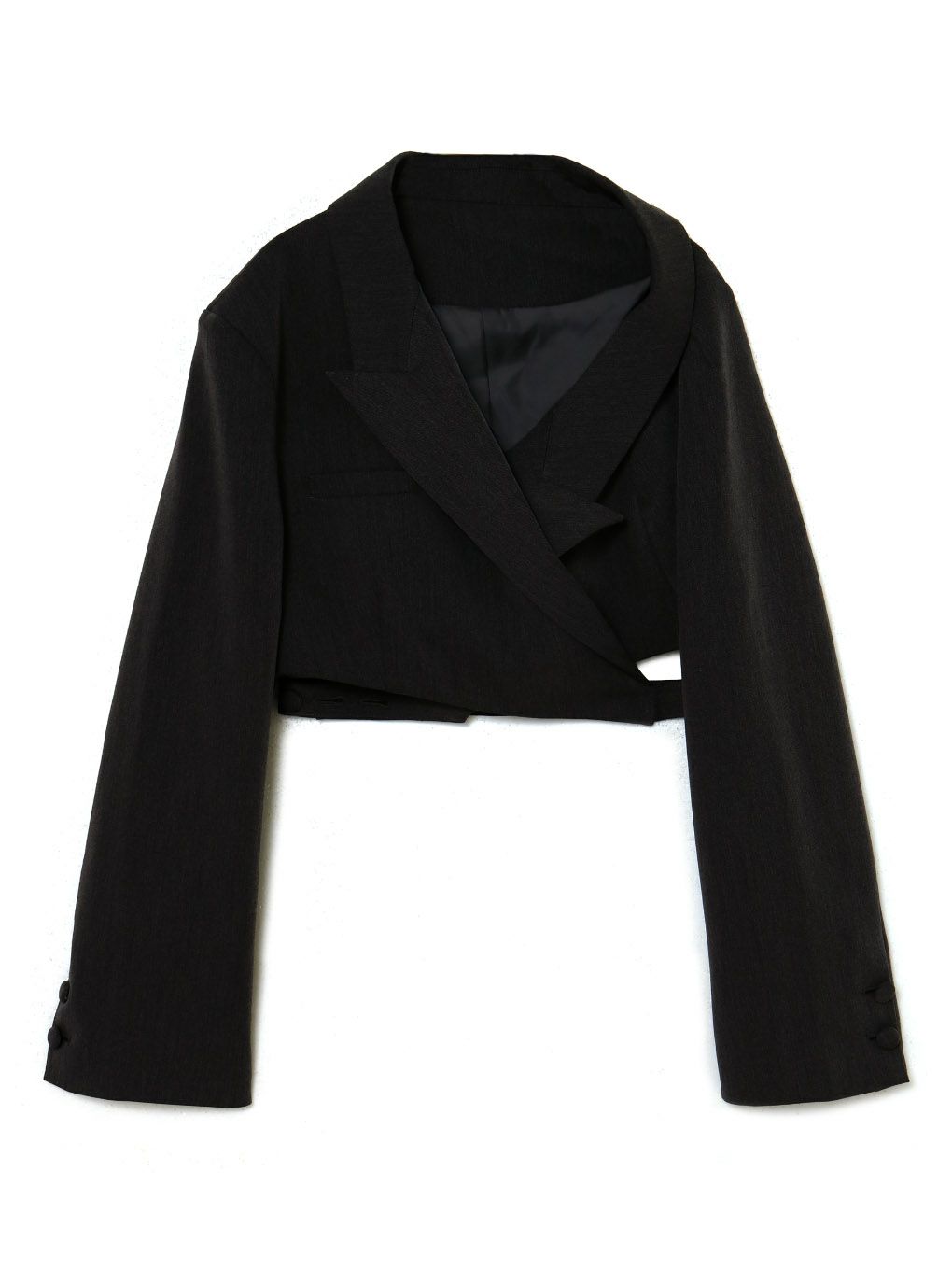 one shoulder cropped jacket | MELT THE LADY | メルトザレディ公式サイト