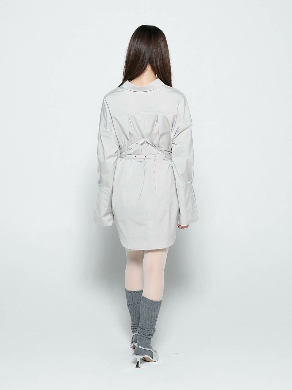 eyelet belt dress shirt | MELT THE LADY | メルトザレディ公式サイト