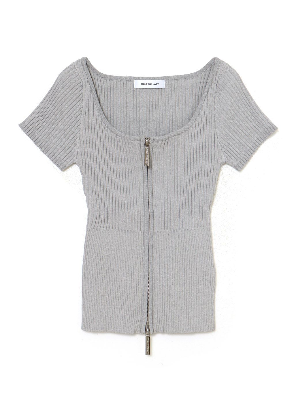 front zip knit tops | MELT THE LADY | メルトザレディ公式サイト