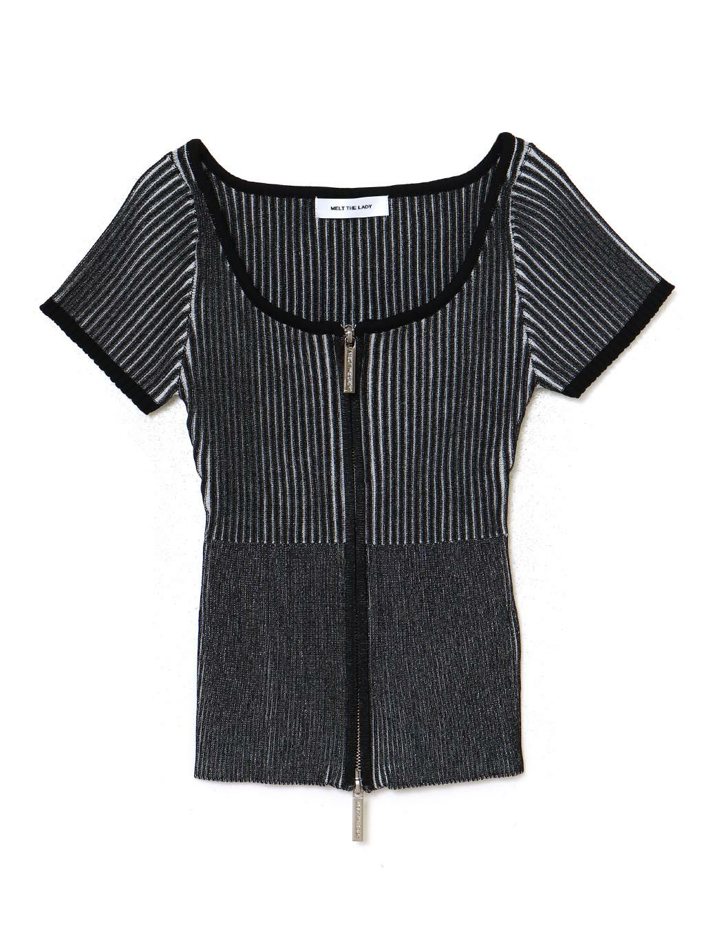 front zip knit tops | MELT THE LADY | メルトザレディ公式サイト