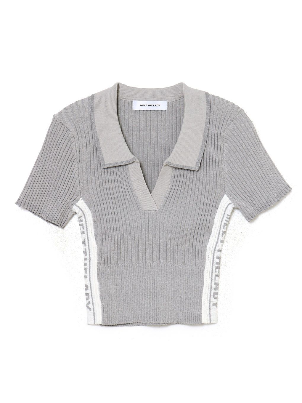 collared knit tops